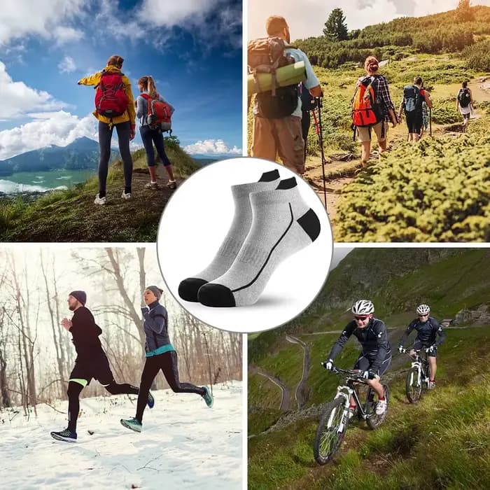 5 paires de chaussettes en coton biologique pour hommes