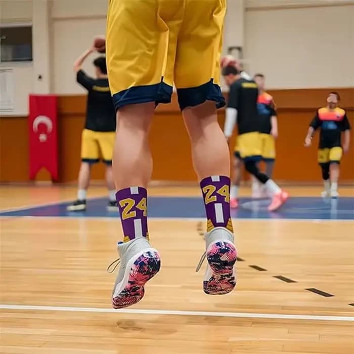 Chaussettes de basket-ball de sport Super Star professionnelles, bas de serviette, chaussettes épaisses Elite pour sport, course à pied, cyclisme