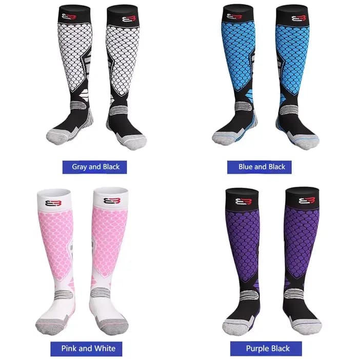 GTUBIKE nouveau hiver chaud chaussettes de Ski anti-dérapant épaissi Compression Snowboard