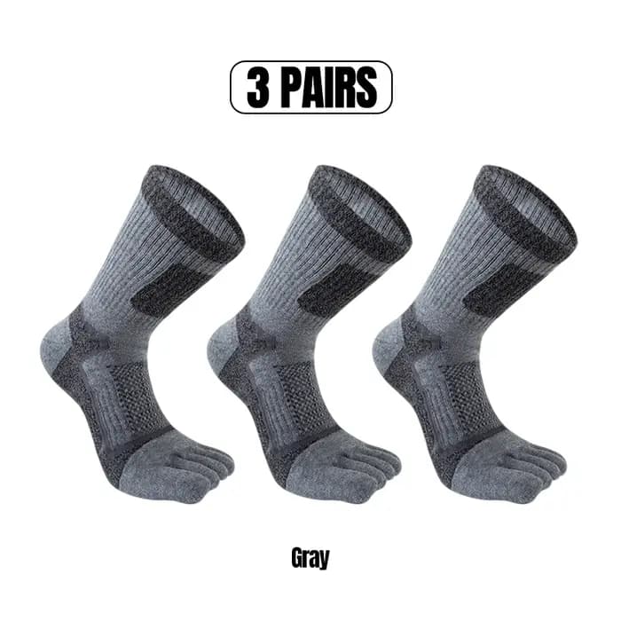 5 paires de chaussettes courtes de sport en coton pour homme, épaisses, à compression, en maille, durables, pour le fitness, le vélo, la course, le basketball, les activités de plein air et les voyage