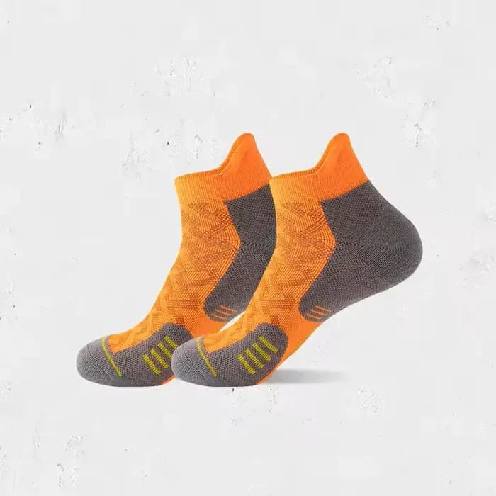 1/2/3 paires de chaussettes de course Marathon professionnelles Sports de plein air Fitness rembourré Tube court coupe