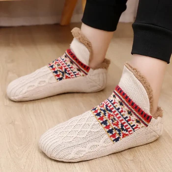 Chaussettes d'intérieur thermiques pour hommes