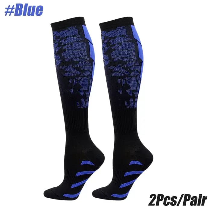 Chaussettes de compression de sport professionnelles pour femmes et hommes