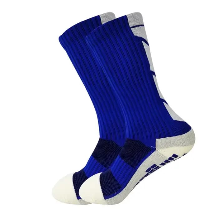 1 paire nouveaux hommes femmes doux respirant anti-dérapant chaussettes de Football en cours d'exécution