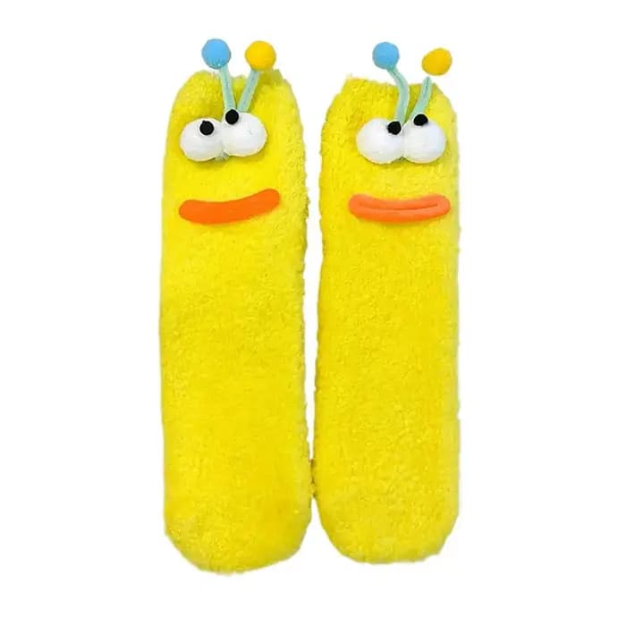 5 paires d'ornements de chaussettes de noël animés