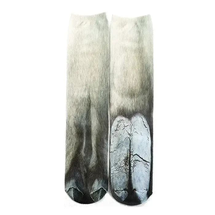 Nouveau drôle léopard tigre coton chaussettes pour femmes heureux Animal Kawaii unisexe chat