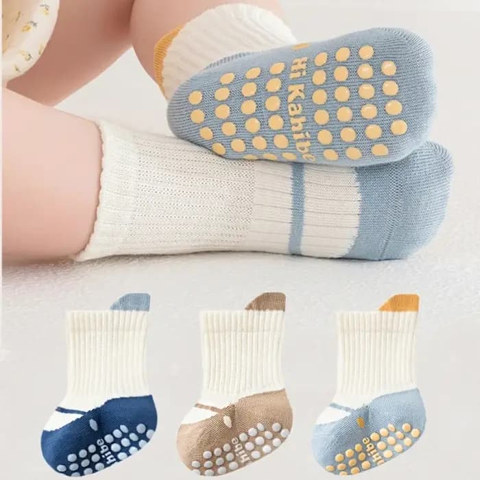 3 paires/lot chaussettes pour enfants pour filles garçons coton doux enfant en bas âge plancher maison