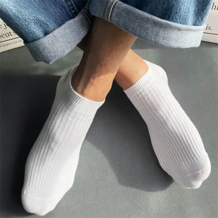 5 paires de chaussettes en pur coton pour femmes
