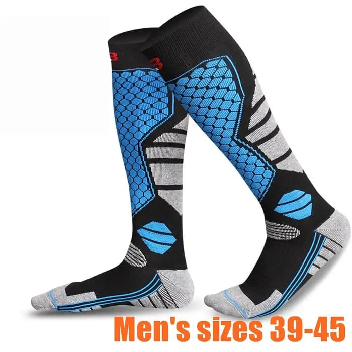 1 paire de chaussettes de Ski en laine mérinos pour femmes et hommes