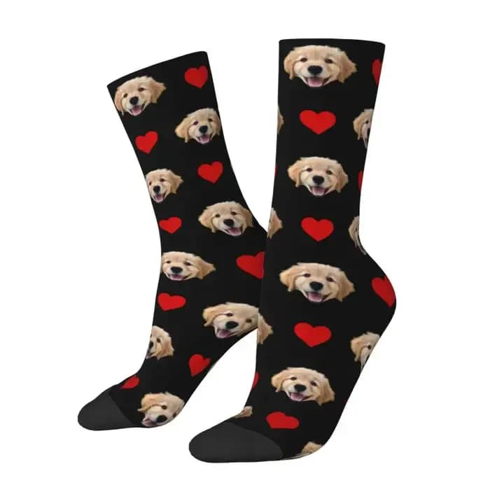 Chaussettes personnalisées avec Photo de chien