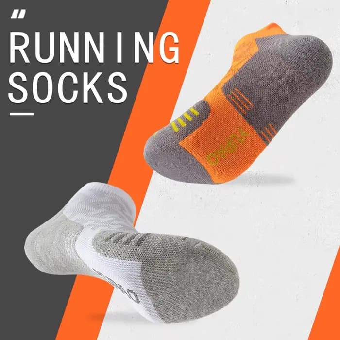 1/2/3 paires de chaussettes de course Marathon professionnelles Sports de plein air Fitness épaissi rembourré Tube court coupe basse bateau cheville chaussettes