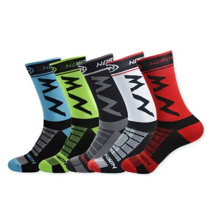 1/5 paires de chaussettes athlétiques respirantes de haute qualité pour la course à pied