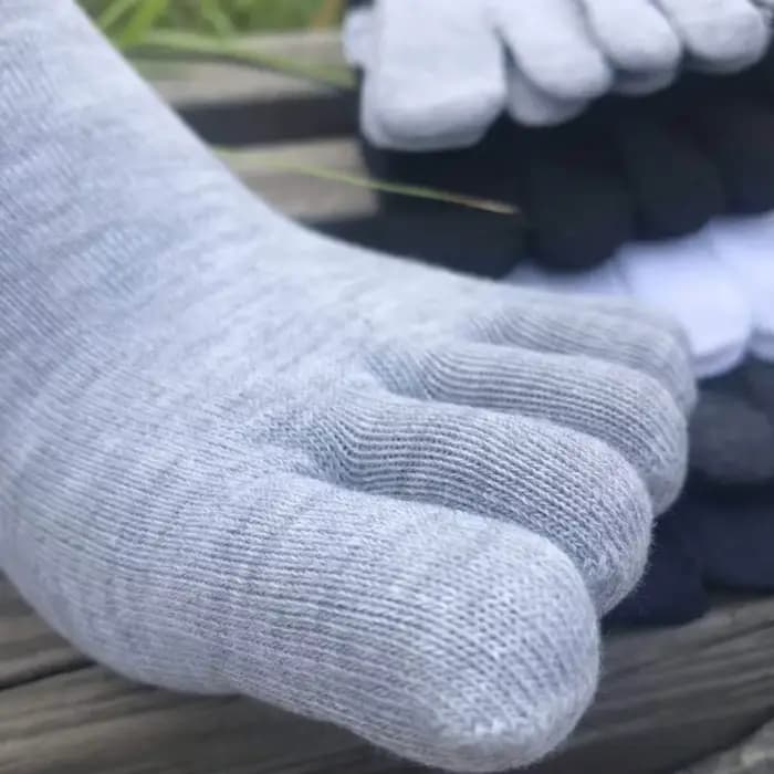 5 paires de chaussettes avec doigts, à la mode, absorbant la sueur, respirantes, confortables, en coton, élastiques, pour sport et affaires