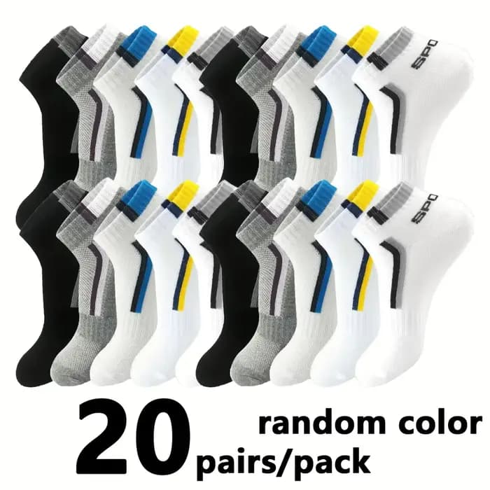 30 paires de chaussettes en maille pour hommes