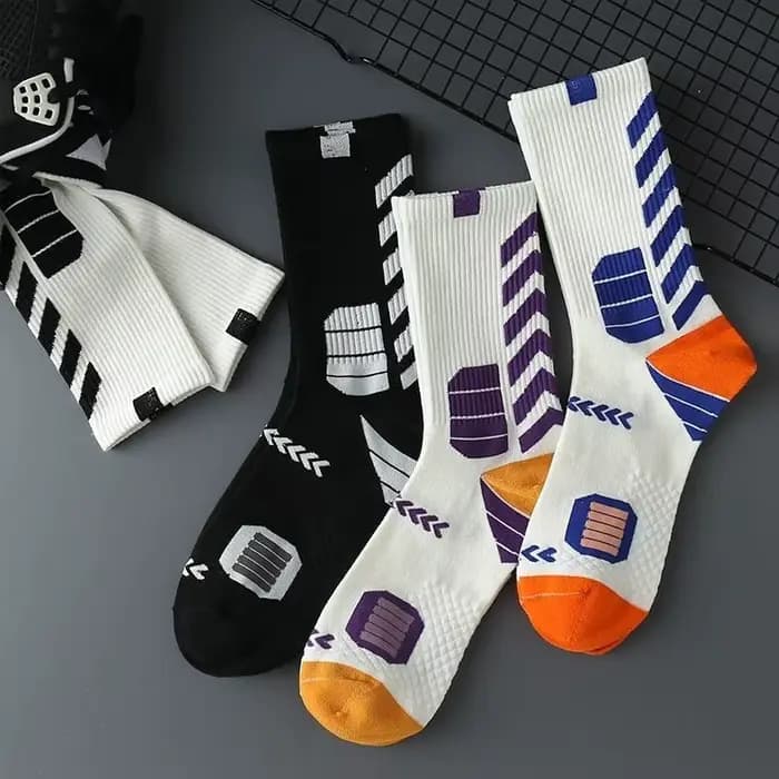 5 paires automne hiver chaussette hommes basket-ball sport Simple haut mi Tube épais mode Ins couleur unie drôle