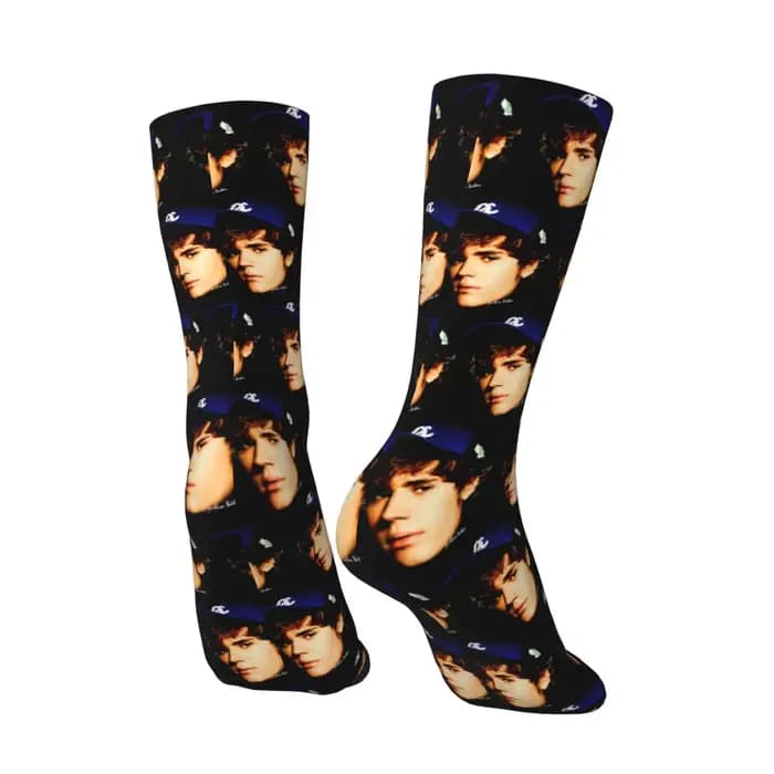 Justin Bieber-Chaussettes de tête de bébé coordonnantes unisexes