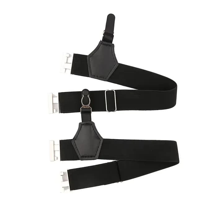 Hommes Sexy chaussettes jarretelles unisexe élastique supports sangles chaussette anti-dérapant jambe Clips bretelles réglable hombre