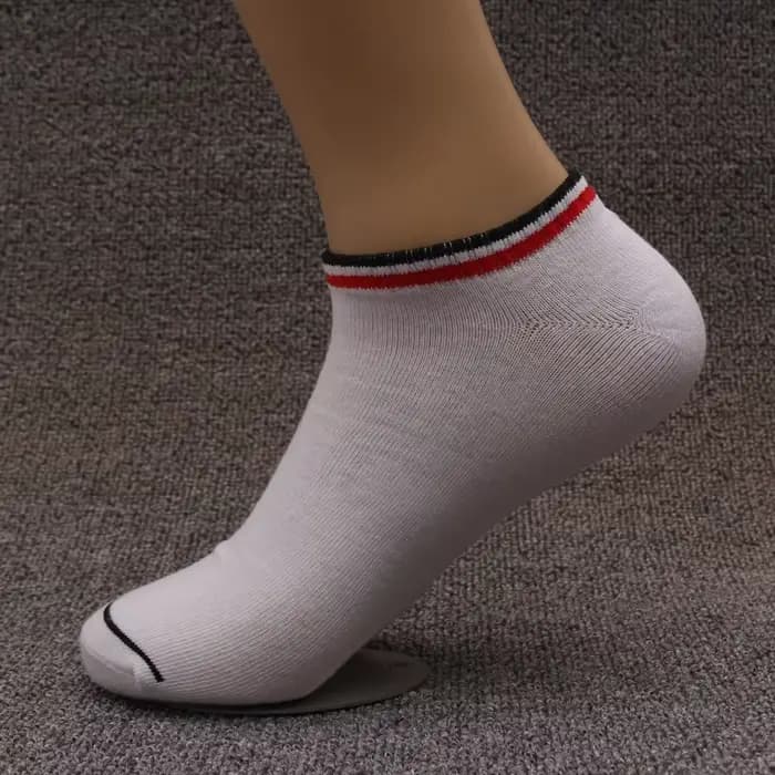Chaussettes de Sport en coton pour hommes, grande taille, été, respirantes, haute qualité, courtes,