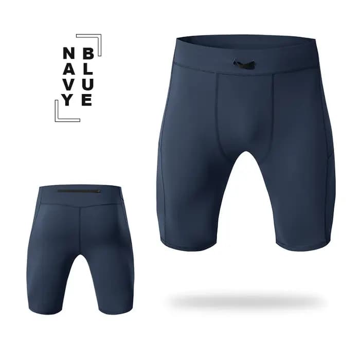 Shorts de Compression pour hommes, collants de musculation à séchage rapide, Leggings de Fitness, taille élastique, bas de Sport, short de course pour hommes