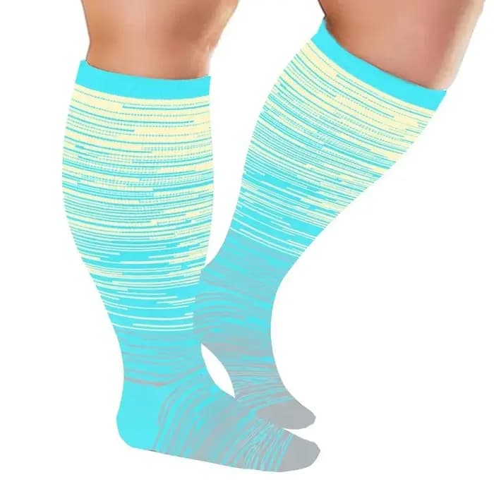 Chaussettes de compression grande taille pour femmes et hommes