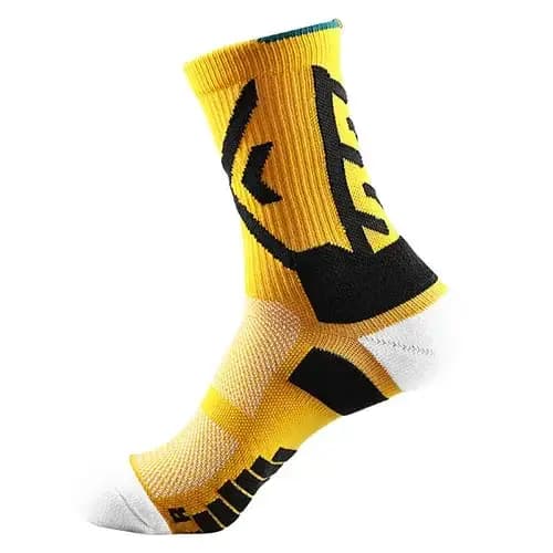 Elite Sport cyclisme basket-ball chaussettes Compression course homme noir tendance respirant longue randonnée amortissement athlétique professionnel