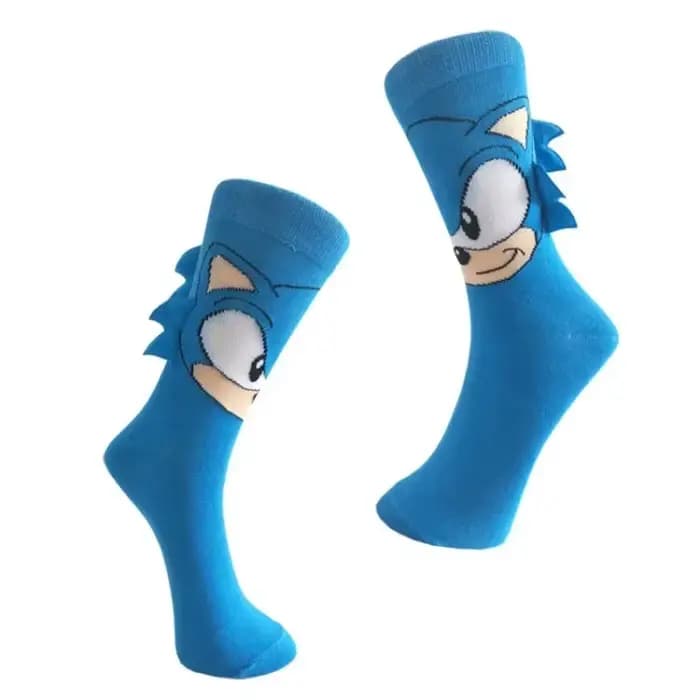 Chaussettes pour enfants Sonics, chaussettes mignonnes, chaussettes en coton pour garçons, chaussettes fines d'hiver et de printemps, chaussettes de dessin animé, cadeaux d'anniversaire pour enfants