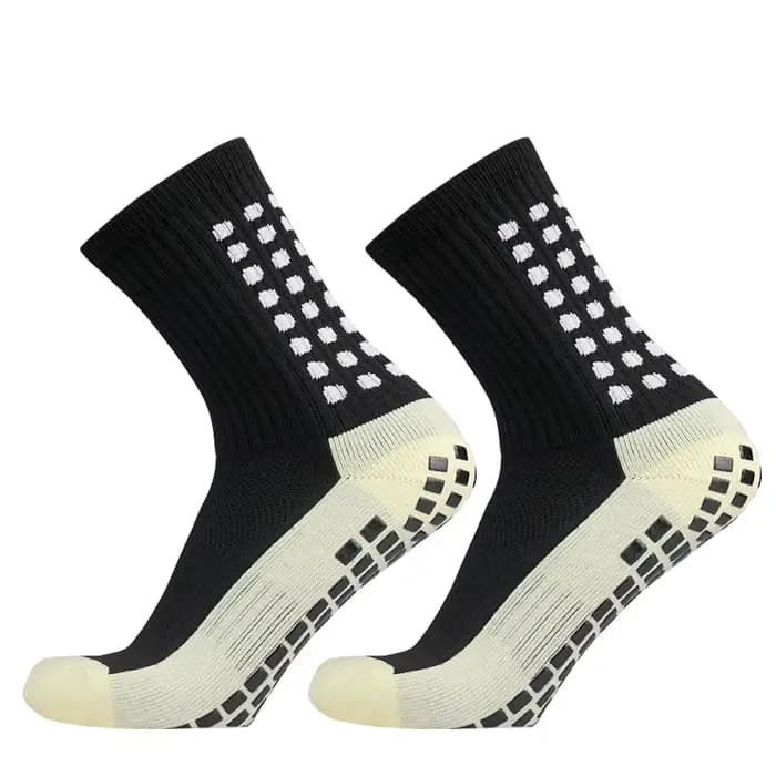 Nouveau Chaussettes de Football protège-tibia couvre-jambes hommes femmes Grip Cutsocks