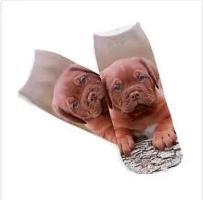 Chaussettes unisexes à imprimé numérique 3D pour femmes