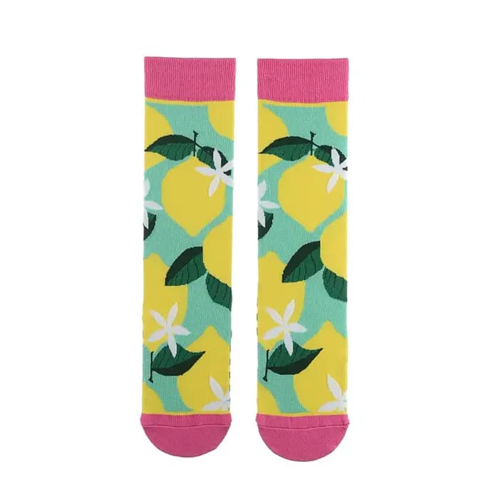 Mode coloré printemps automne bas femmes chaussettes plante hérisson paresseux coton