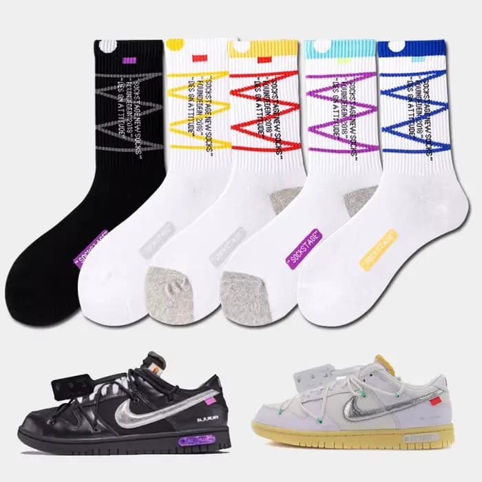 Les chaussettes de sport pour hommes et femmes conviennent au skateboard