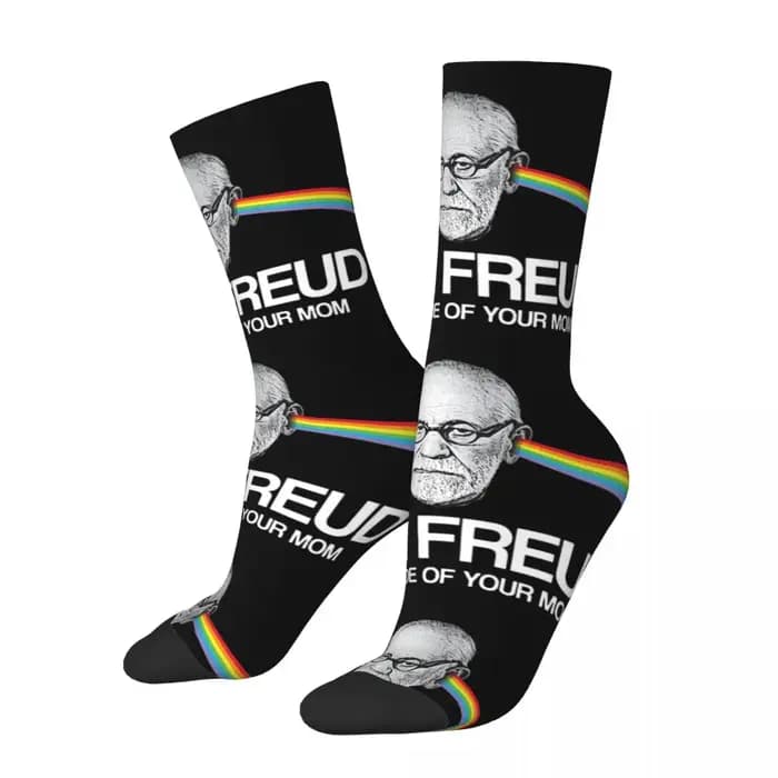 Pink Freud - Côté sombre de votre maman Chaussettes Harajuku Bas absorbants