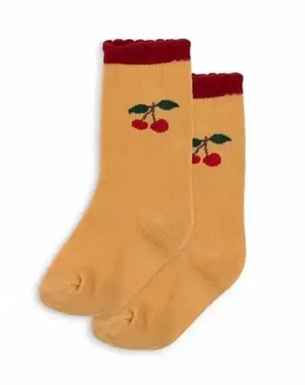 Chaussettes en coton à motif de fleurs pour enfants, jolies chaussettes pour filles et garçons, accessoires vestisenspour enfants, printemps, été, 2025