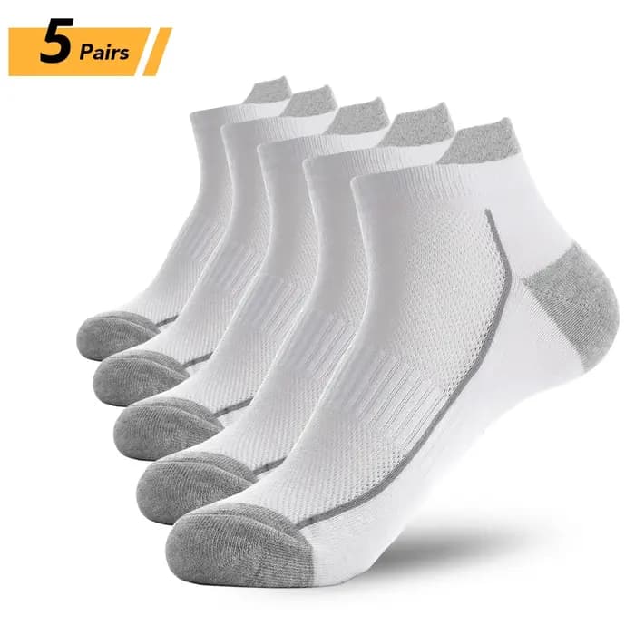 5 paires de chaussettes en coton biologique pour hommes