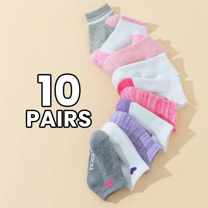 10 paires de chaussettes antidérapantes pour bébés et tout-petits