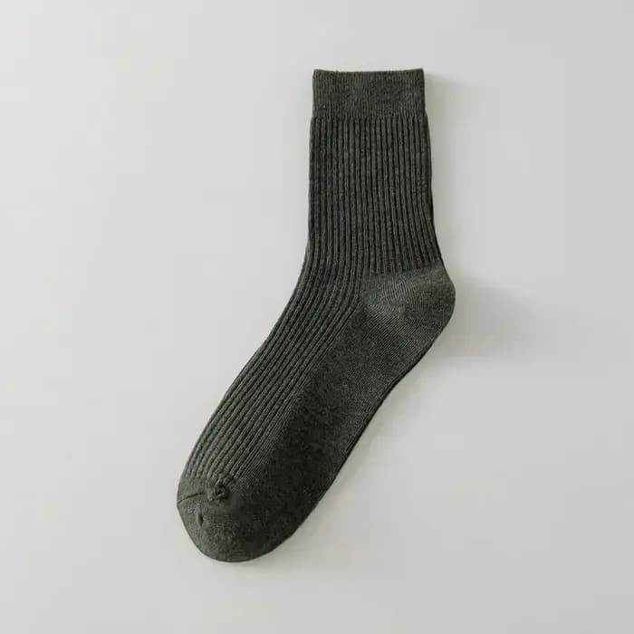 Chaussettes longues en coton élastique pour hommes