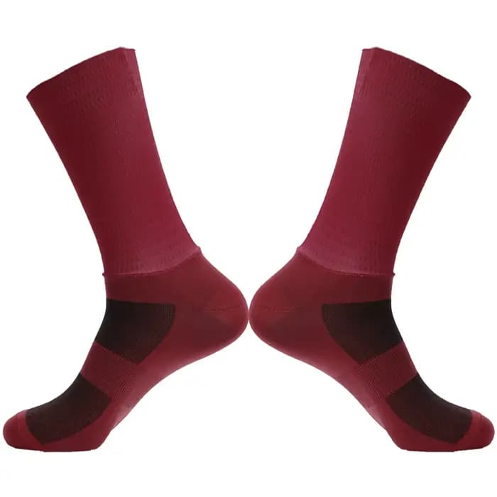 Nouvelles chaussettes de cyclisme Pro Team Aero antidérapantes en silicone pour hommes, chaussettes