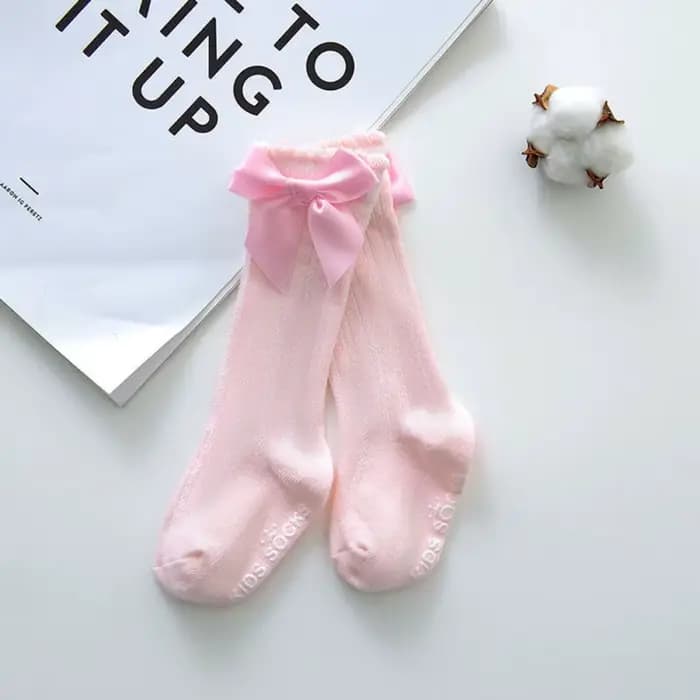 Chaussettes longues et douces en dentelle de coton pour bébés filles, vêtements d'été pour enfants, 100% coton, nouveau