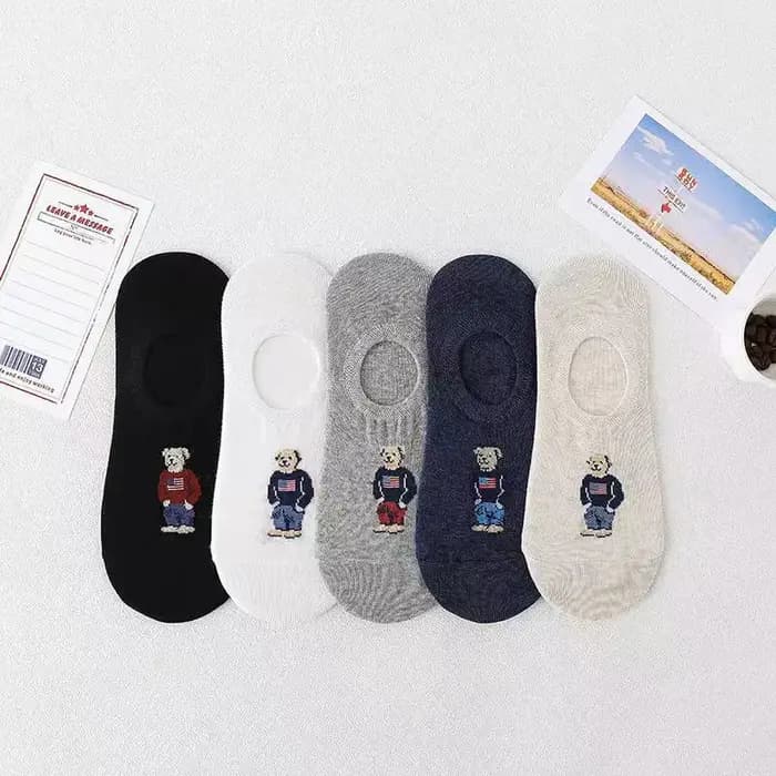 5 paires de chaussettes d'été en pur coton pour femmes
