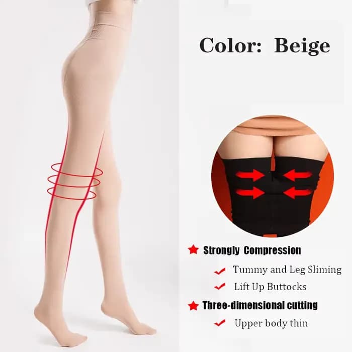 Collants artificiel astiques de Grande Taille pour Femme