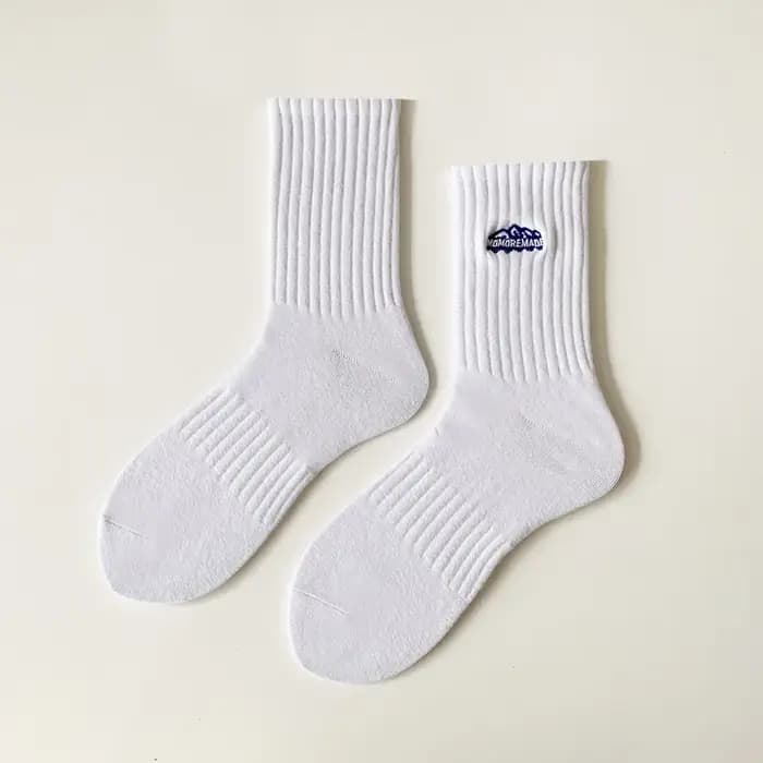 Chaussettes unies épaisses pour hommes et femmes