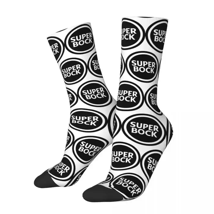 Super Bock – chaussettes Harajuku absorbant la sueur