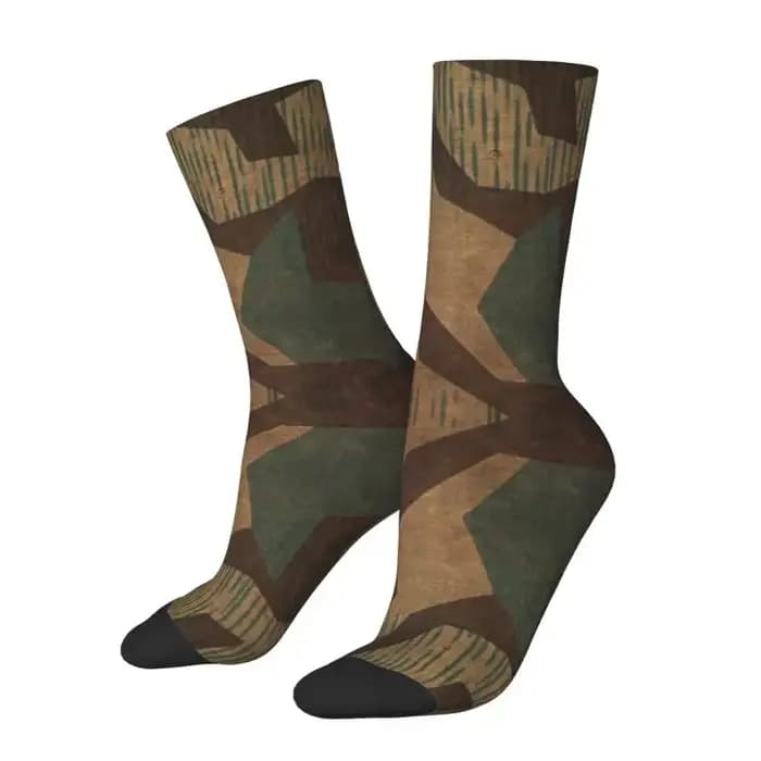 DulCamSolomon-Chaussettes camouflage militaire bleu marine pour hommes et femmes