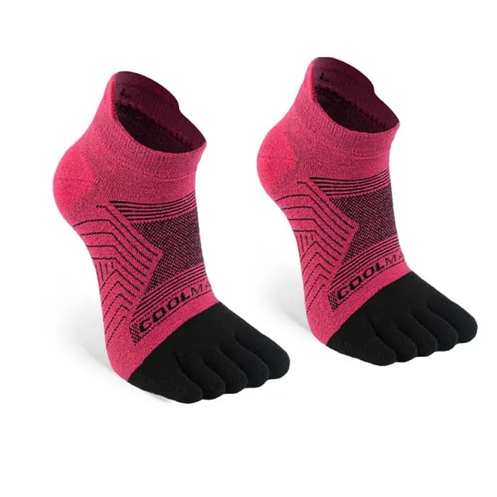 Double course cinq doigts chaussettes été mince respirant sport séchage rapide hors route athlétique orteil
