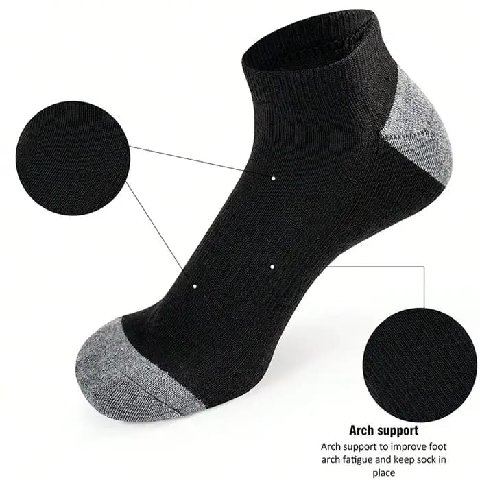 1/5/10 paires de chaussettes confortables et respirantes