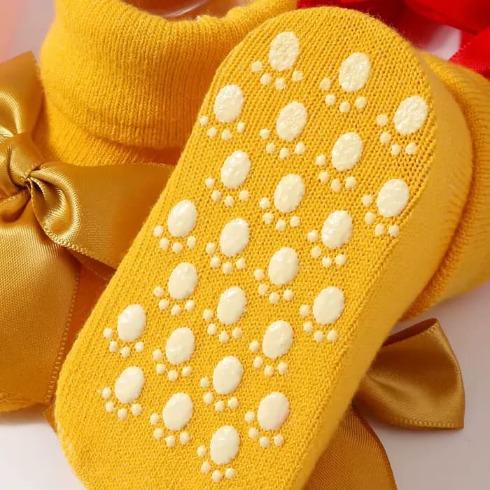 Chaussettes à nœud pour bébé de 0 à 6 mois