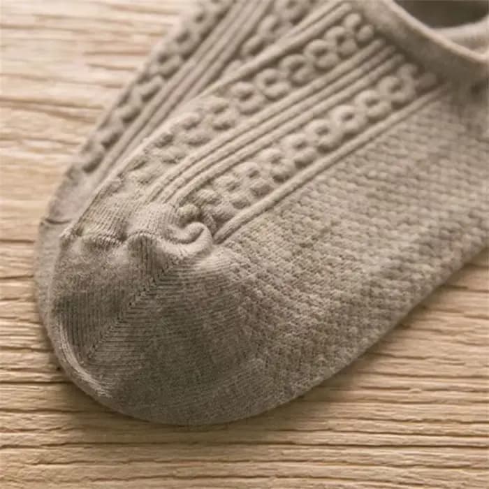 10 pièces = 5 paires de chaussettes Tube en coton torsadées pour hommes