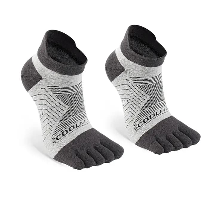 Chaussettes de sport respirantes fines à cinq doigts