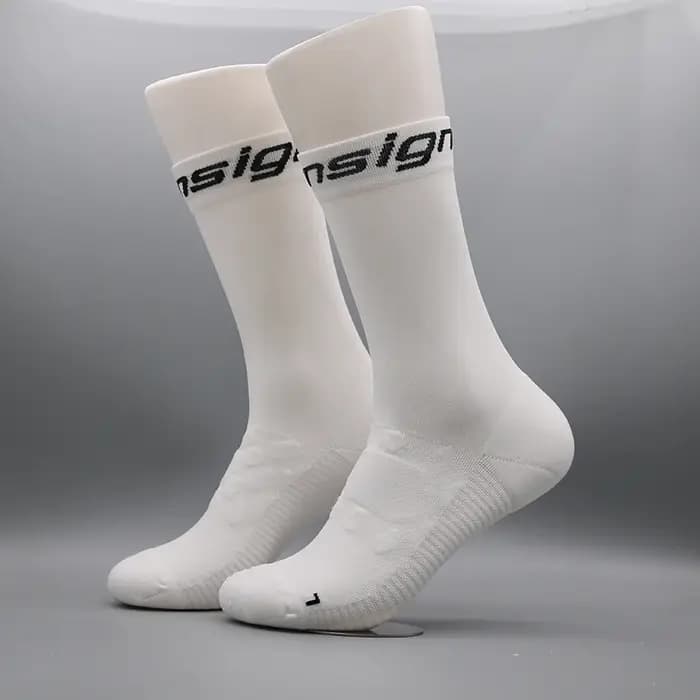Vélo de montagne, cyclisme, chaussettes longues, chaussettes de course longues, marathon, course de fond, compression, durabilité, hommes et femmes