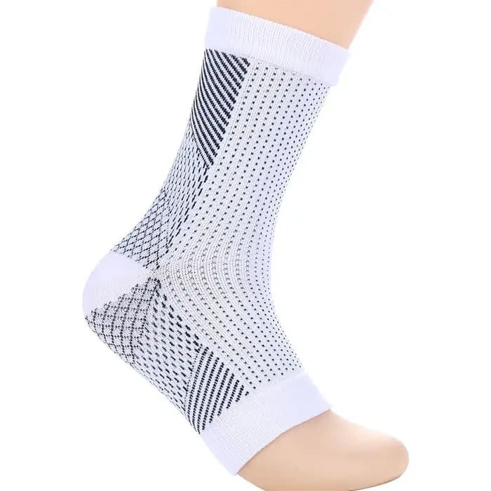 Chaussette de Compression à bout ouvert, protection de l'arthrite du talon, manchon de pansement élastique en Nylon, chaussettes de protection, manches de pied, chaussettes serrées décontractées