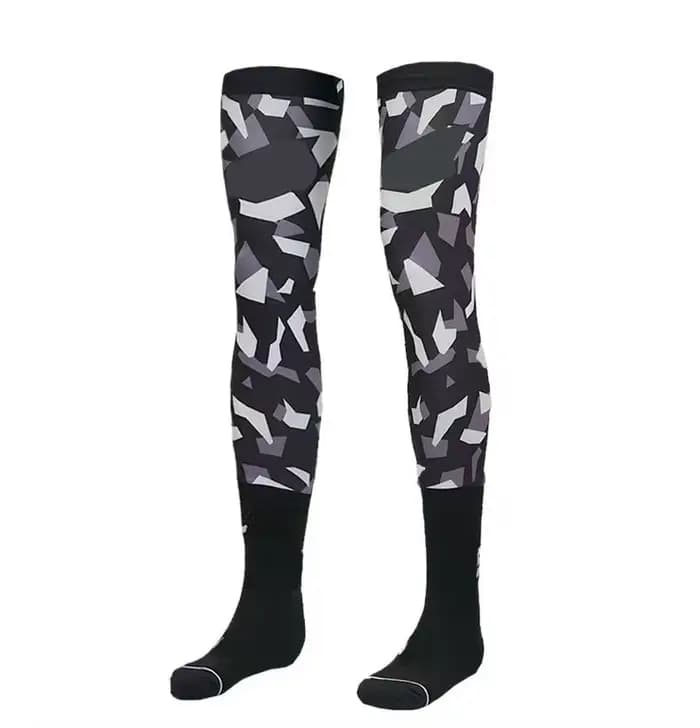 Chaussettes de moto tout-terrain FISD 2026, chaussettes de course, chaussettes de protection MX MTB ATV, chaussettes antidérapantes pour le sport, genouillères enduro